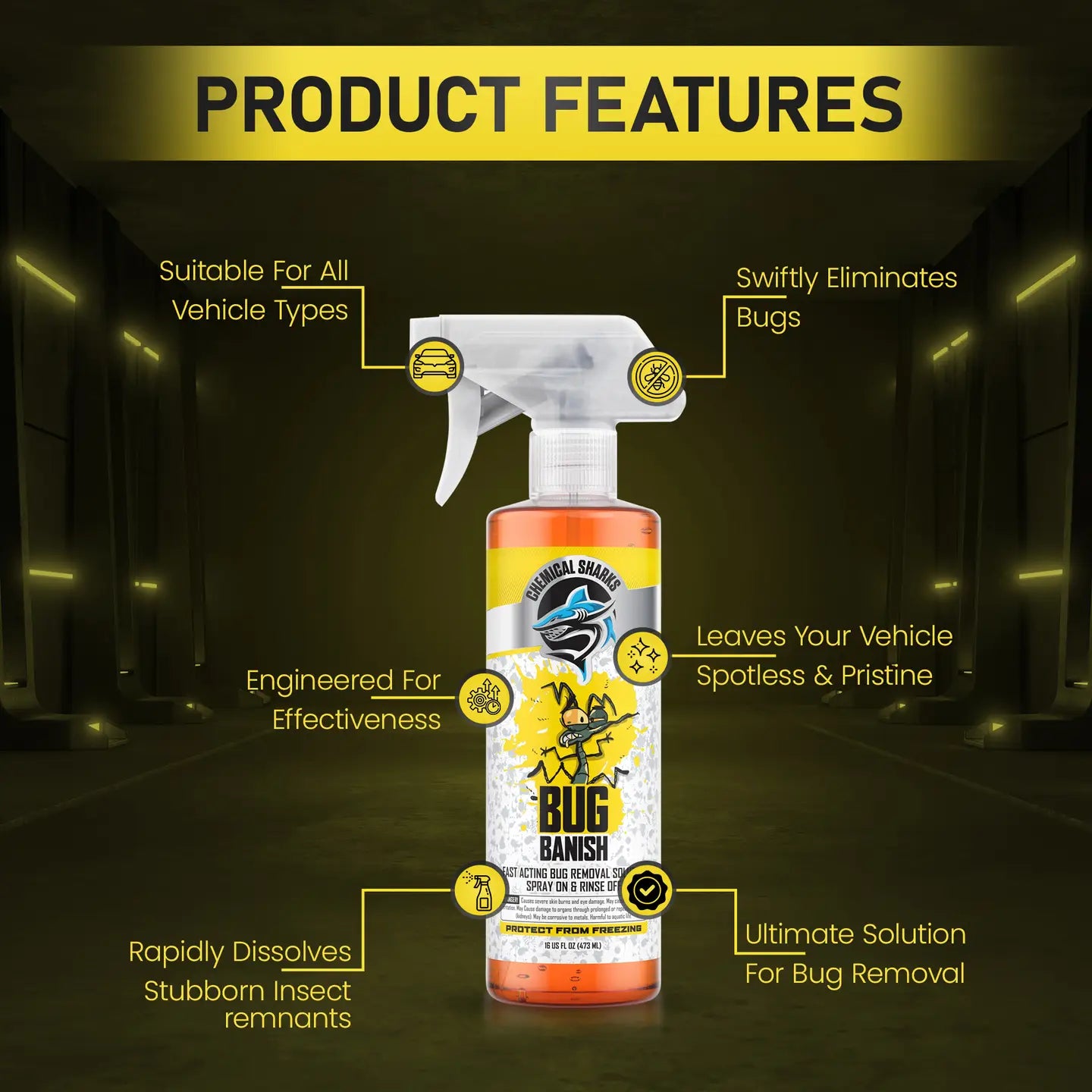 chemical Sharks Bug Banish 16oz