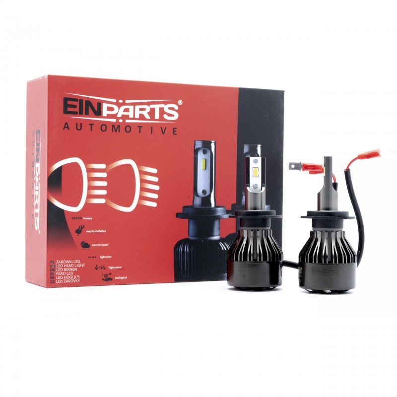 H7 LED bulbs 34W (2 x LED FLIP CHIP) 6000K CANBUS 12/24V