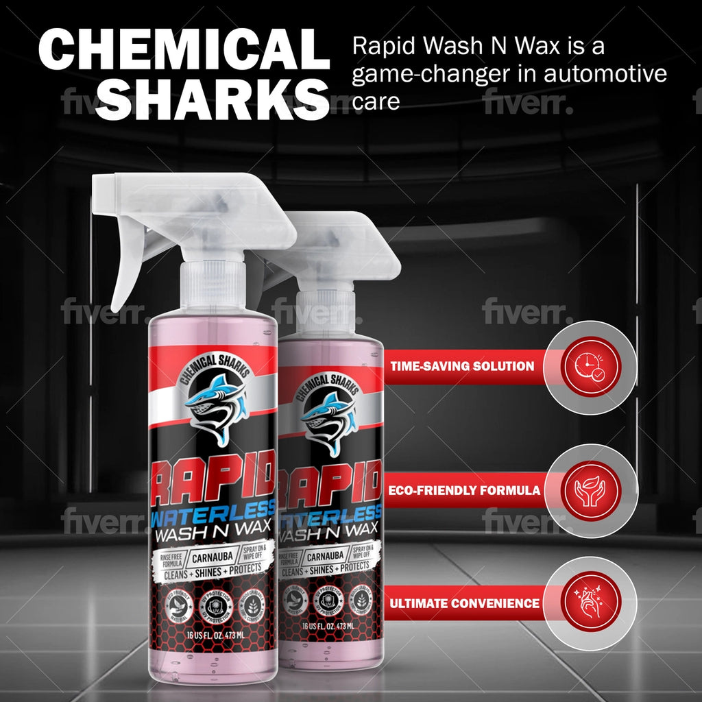 Chemical Sharks Rapid Waterless Wash N Wax