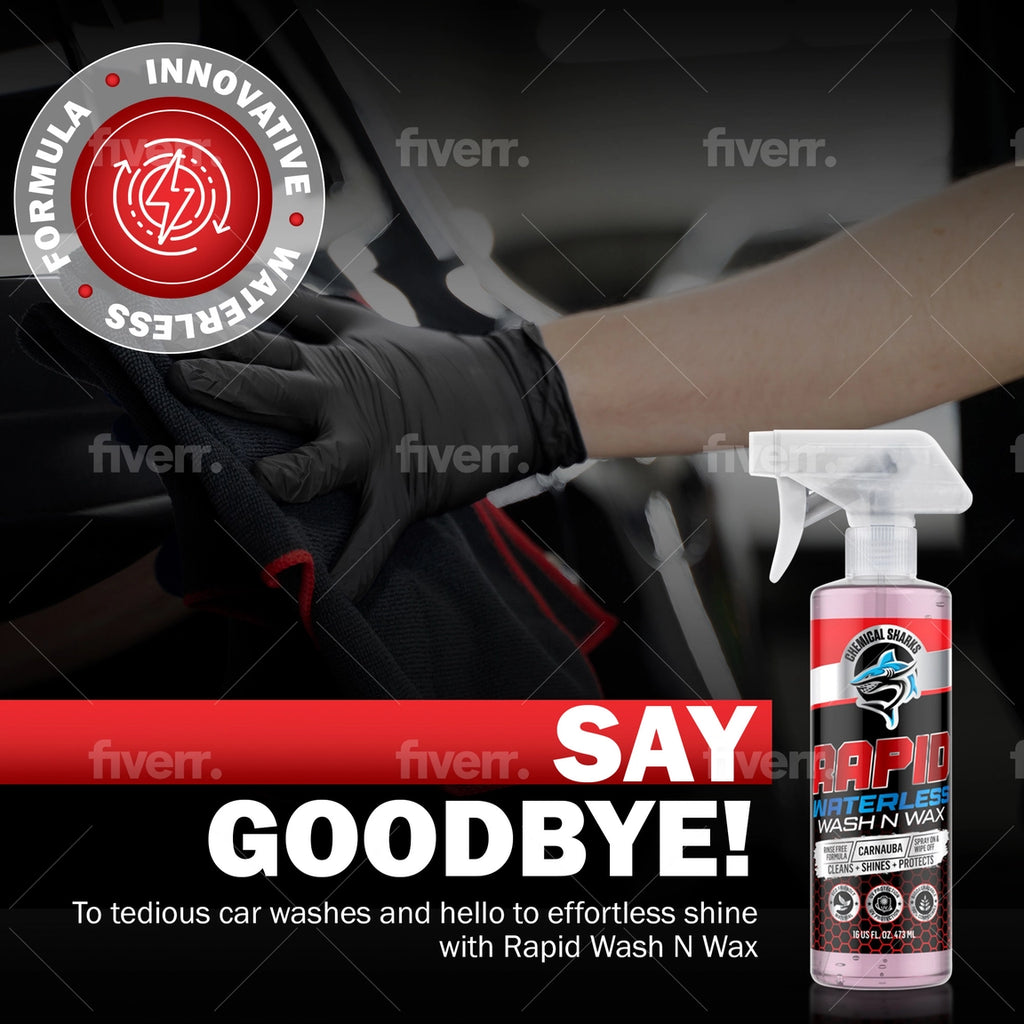 Chemical Sharks Rapid Waterless Wash N Wax