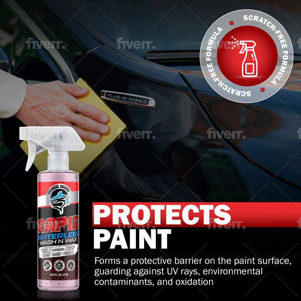 Chemical Sharks Rapid Waterless Wash N Wax