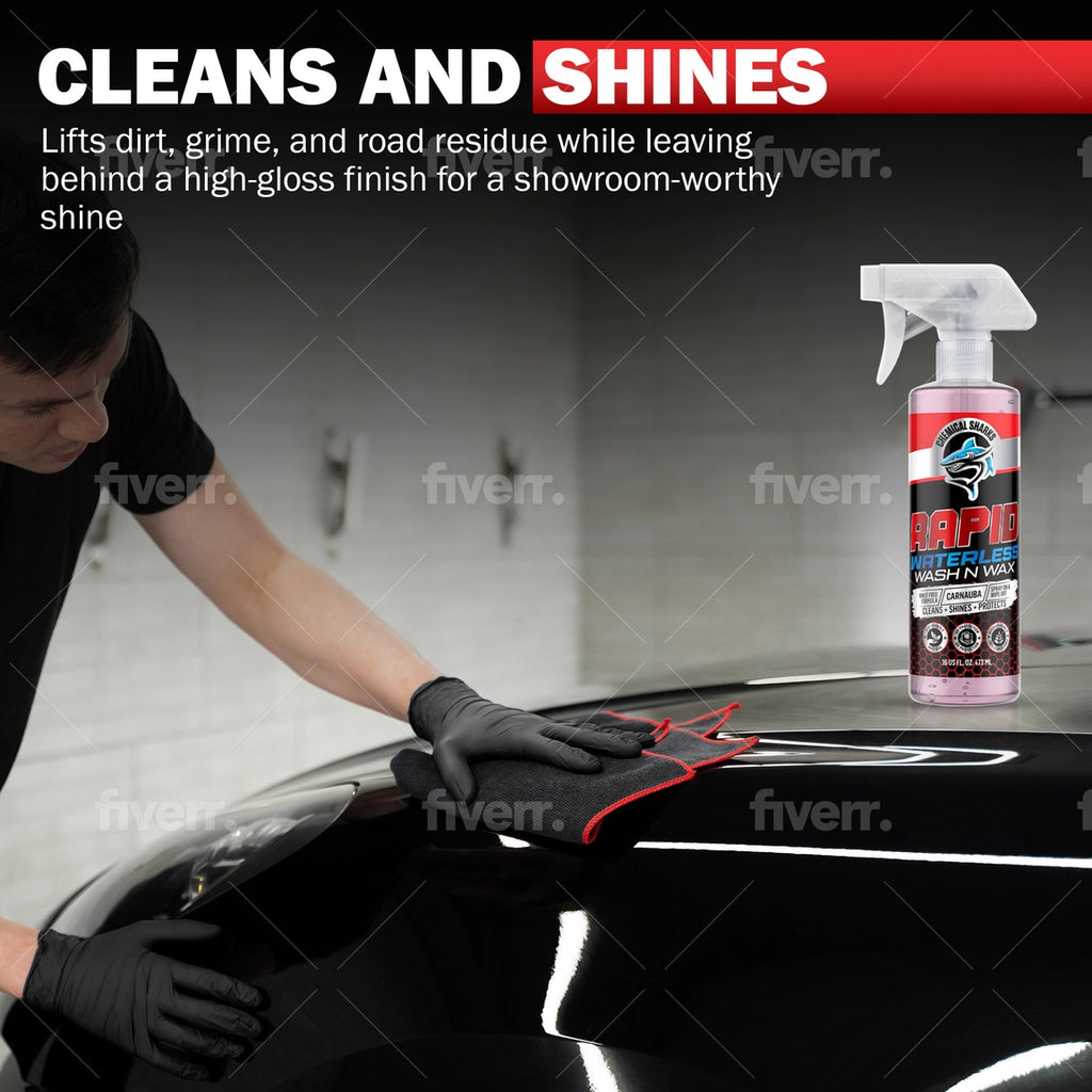 Chemical Sharks Rapid Waterless Wash N Wax
